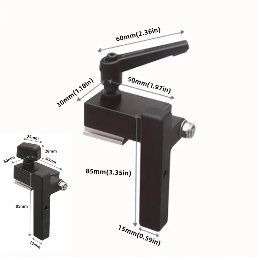 Table Slot Stopper T-Track Sliding Limiter Aluminum Cutting Limiting Block Portable Slide Limiter