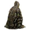 Costume da Combattimento Mimetico a Mantello Foglia d'Acero 3D con Cappuccio a Rete Taglia Unica è perfetto per l'osservazione degli uccelli all'aperto, la caccia, l'outdoor