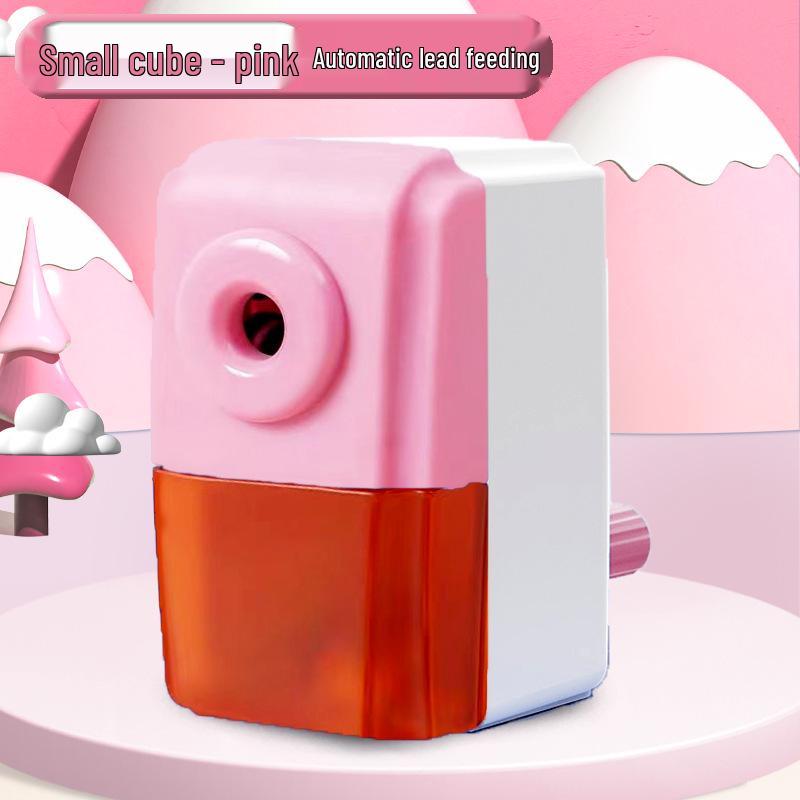 Durable Hand-Cranked and Automatic Pencil Sharpener for Students