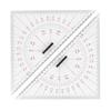 2pcs 300mm Length Chart Drawing Triangle Ruler Boat Architectural Stationery  Architectural Use