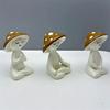 Meditation Mushroom Figurines Sitting Decor For Table Centerpiece Home, Office Display Cozy Zen Gift For Kids Teens Birthday