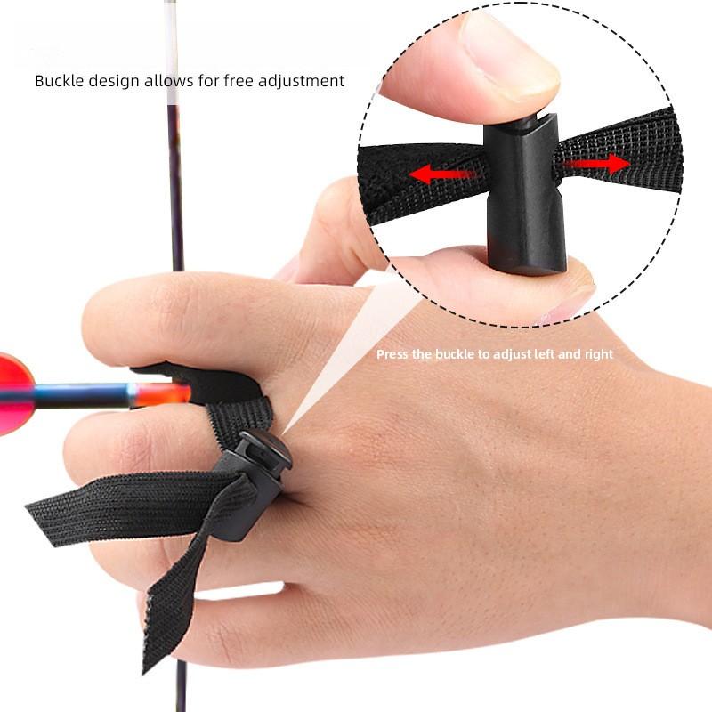 Doppellagig verdickter Bogen und Bogen mit geradem Bogen und Drei-Finger-Fingerschutz