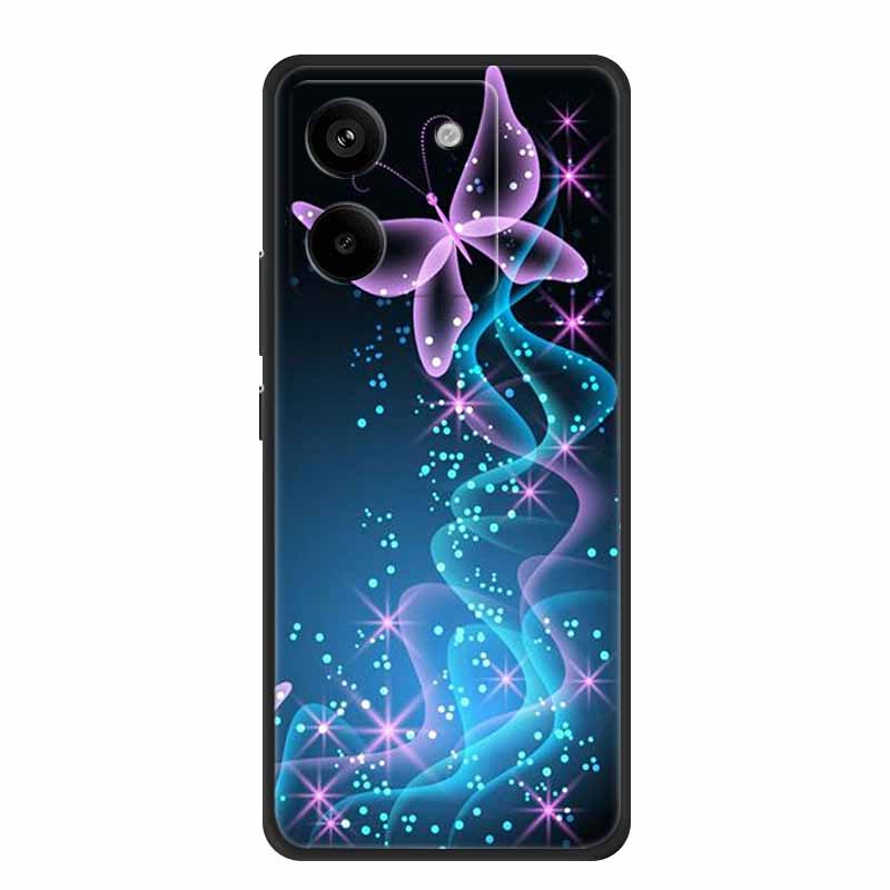 For Xiaomi Poco M7 Pro 5G Case Animals Soft Silicone TPU Phone Cases Back Cover for PocoM7 Pro Protective Shockproof Cats Fundas