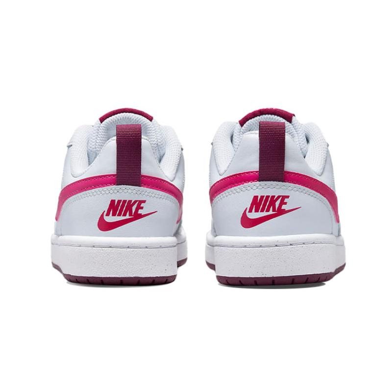 Nike Court Borough Low 2 'Pure Platinum Pink Prime' GS Sneakers BQ5448-015