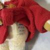 [USED] Petit Lou Teddy Bear Plush Toy with Red Duffle Coat
