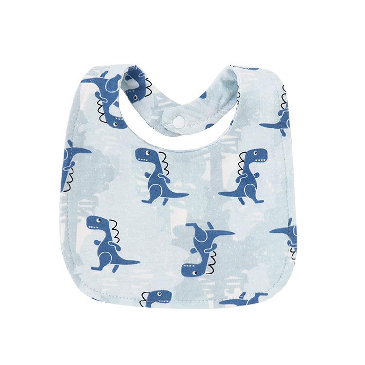 Newborn Baby Bibs Pure Cotton Double Layer Drool Bibs High Absorbency Burp Cloths For Infants Toddlers Soft Skin Friendly