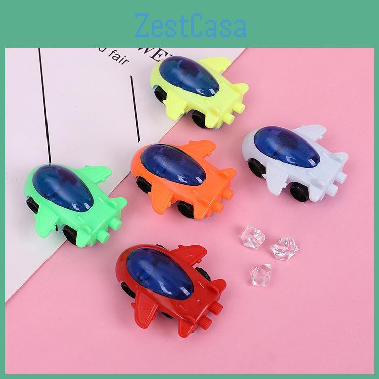 Plastic Space Kids Airplane Toy With Sliding Function For Visual Skills Motor