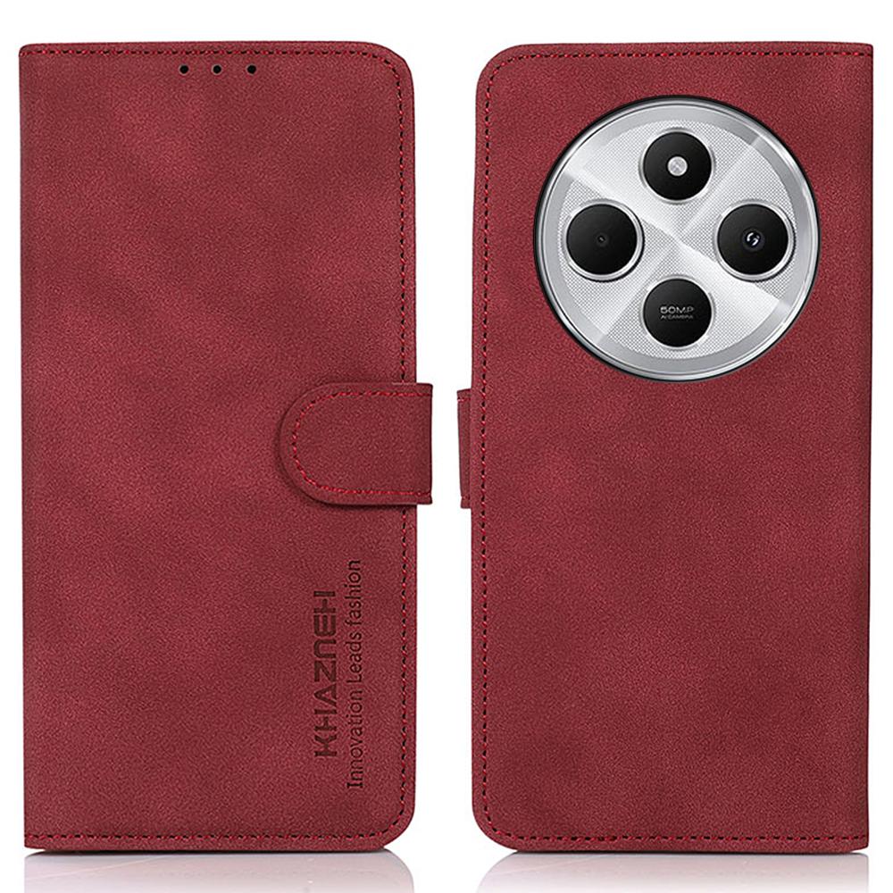 KHAZNEH For Xiaomi Poco C75 4G/Redmi 14R 5G/14C 4G Stand Case PU Leather Wallet Phone Cover