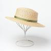 Spring and summer new simple and fashionable webbing decorative straw grass flat top top hat travel sunscreen sunshade flat top straw hat
