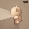 4Pcsanti-Collision Corner Guard Table Corner Soft Edge Children'S Anti-Bump Strip Cartoon Anti-Collision Sticker