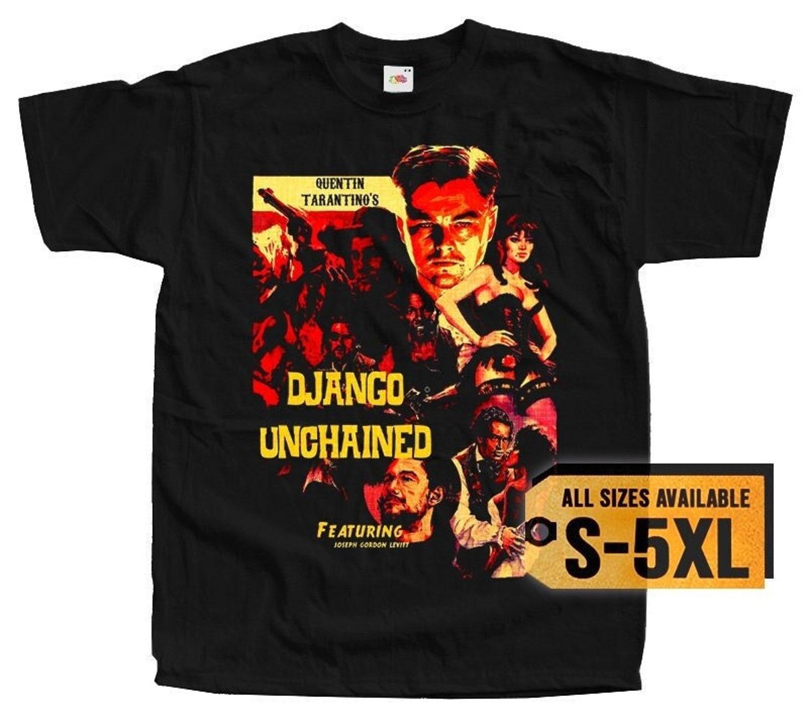Django Unchained V4 Poster Men T-Shirt all sizes S-5XL L
