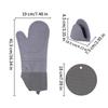 Silicone Insulated Glove Sets Anti Slip Lengthened Thickened High-Temperature Resistant Kitchen Anti Scalding Device