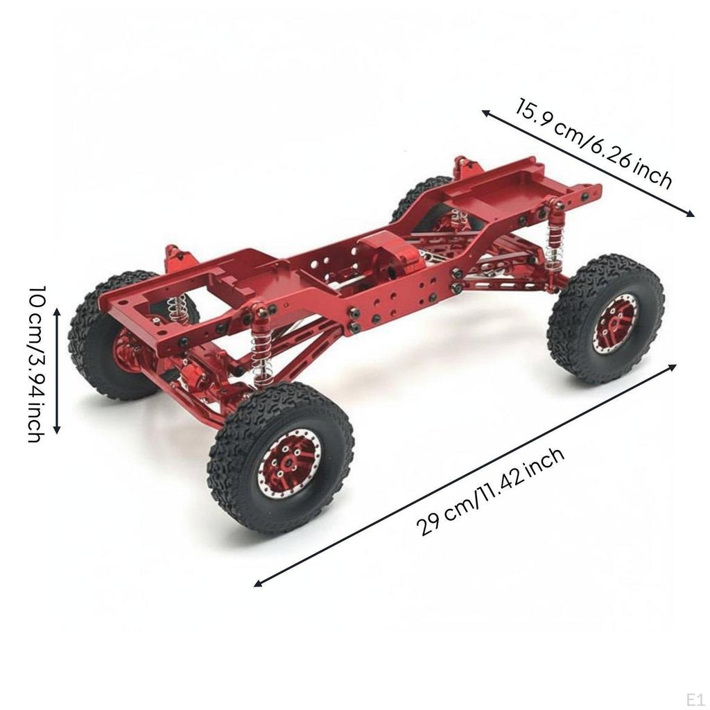 MN78 Upgrade Base Structure/12 Scale RC Crawler Chassis Stable Performance Metal Frame Kit