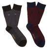 Wakool Soft Silk Cotton Herringbone Men S SockS 3pcS Set wSp1205Set