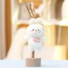 Star Bear Rabbit Plush Toys Keychain Super Soft Short Pile Children Pendant