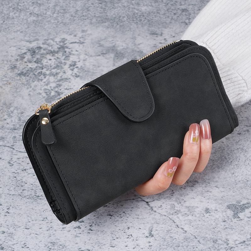 Multicolor Snap Closure Women's Wallet: Coin Purse & Phone Bag with Card Slots