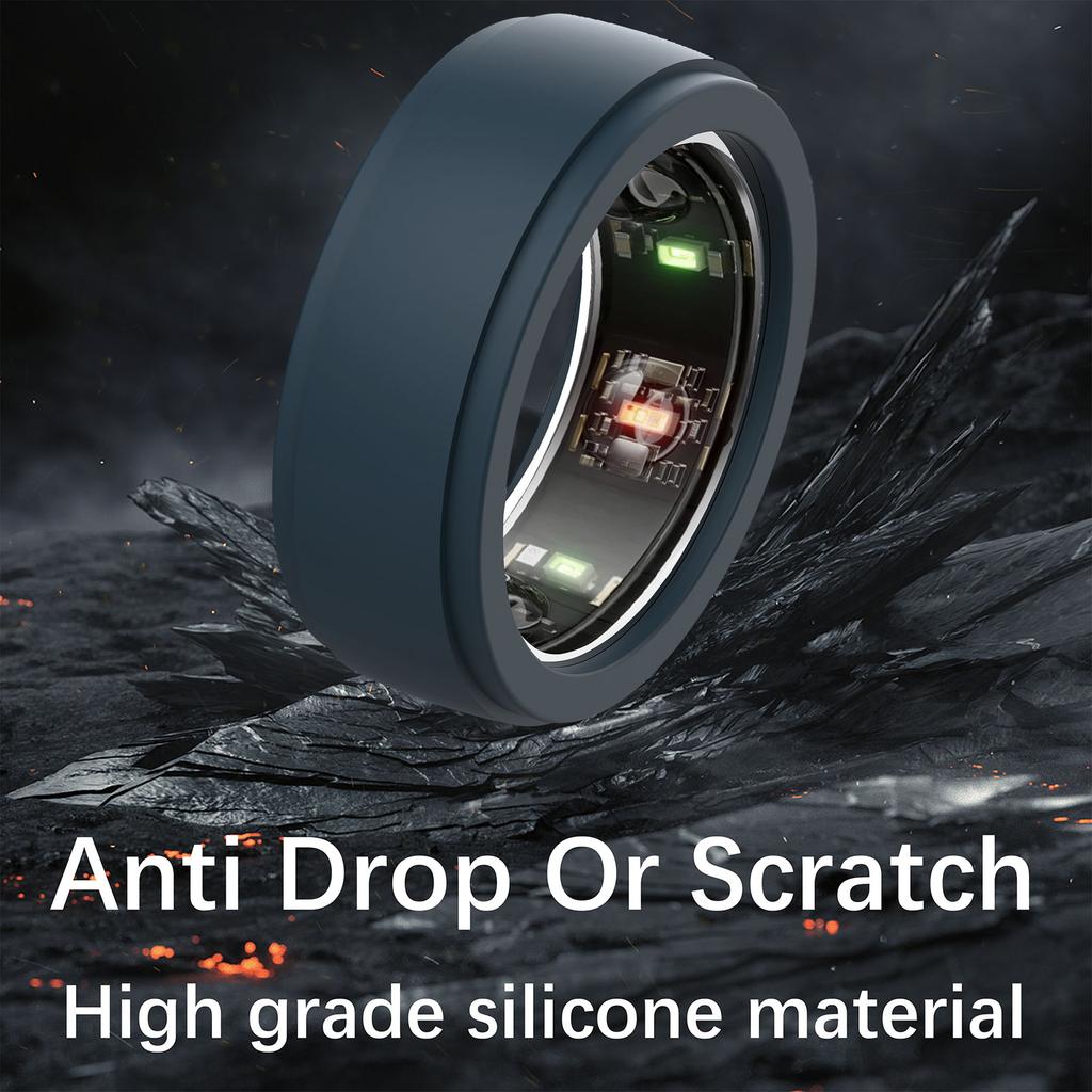 Soft Silicone Rings Cover Intelligent Rings Protector Sleeve for Rings Generation 3 Scratch-proof Protective Case Skin