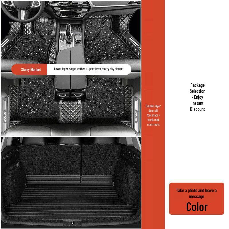 Honda Fit Carpet-Style Floor Mats with Embedded Door Sill Design