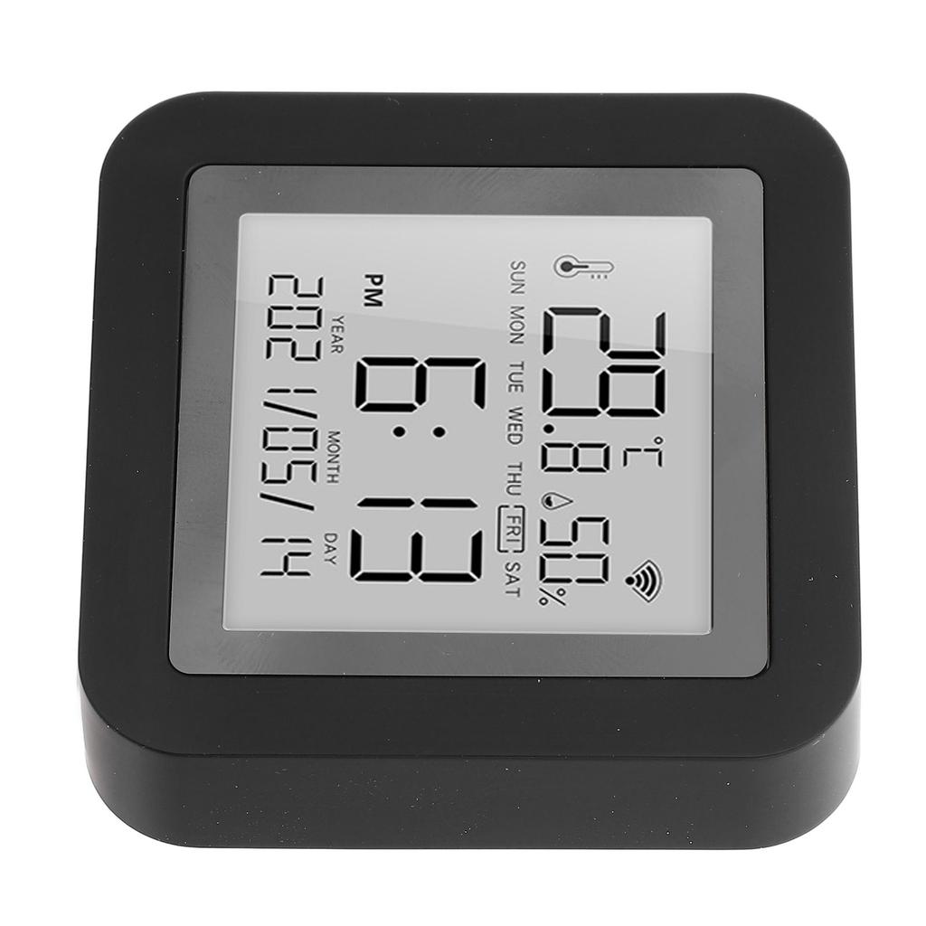 Digitales Hygrometer Thermometer LCD Hintergrundbeleuchtetes Display Datenspeicher Smart Temperatur Feuchtigkeitsmesser Bla
