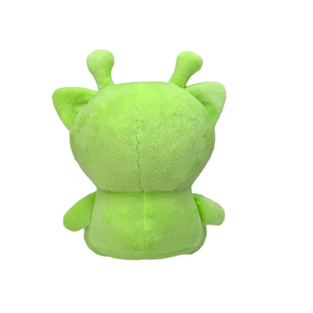 19CM Nuovo Peluche Gatto Alieno Bogur Kawaii Peloso Verde Gatto Alieno Morbido Imbottito Cartone Animato Animale Domestico Spaziale Bambini Fan Collezione Regali
