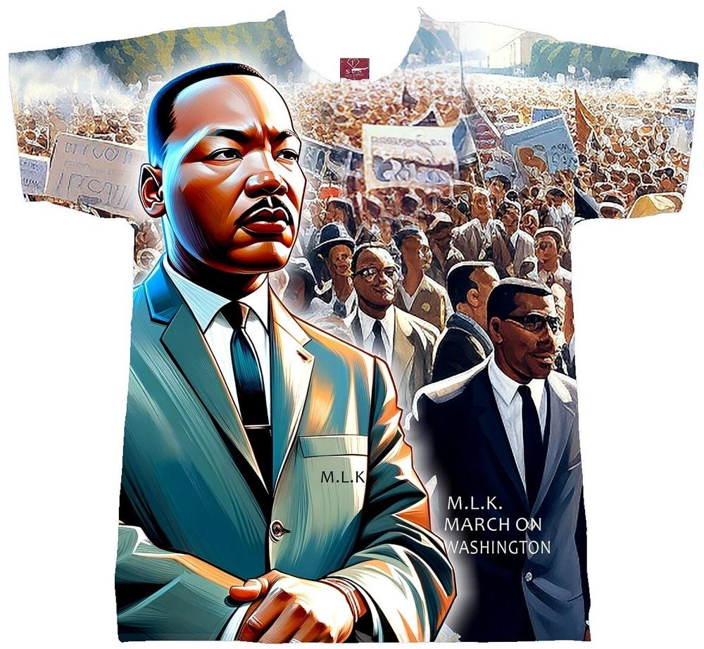 MARTIN LUTHER KING T-SHIRT,WASHIN wbr/ GTON DC. Black History Month T-Shirts. FBA TEE Unisex T-Shirt M