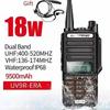 BAOFENG UV9R-ERA 18W Waterproof Marine VHF Radio UV-5R Long Range Walkie Talkie for Outdoor & Road Trip