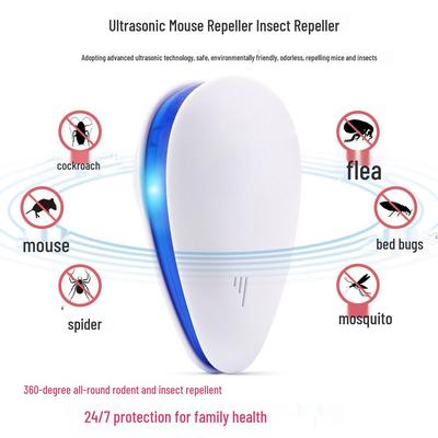 Intelligenter Schädlingsvertreiber mit variabler Frequenz: Ultraschall Mücken-, Mäuse- und Kakerlakenabwehrgerät.
