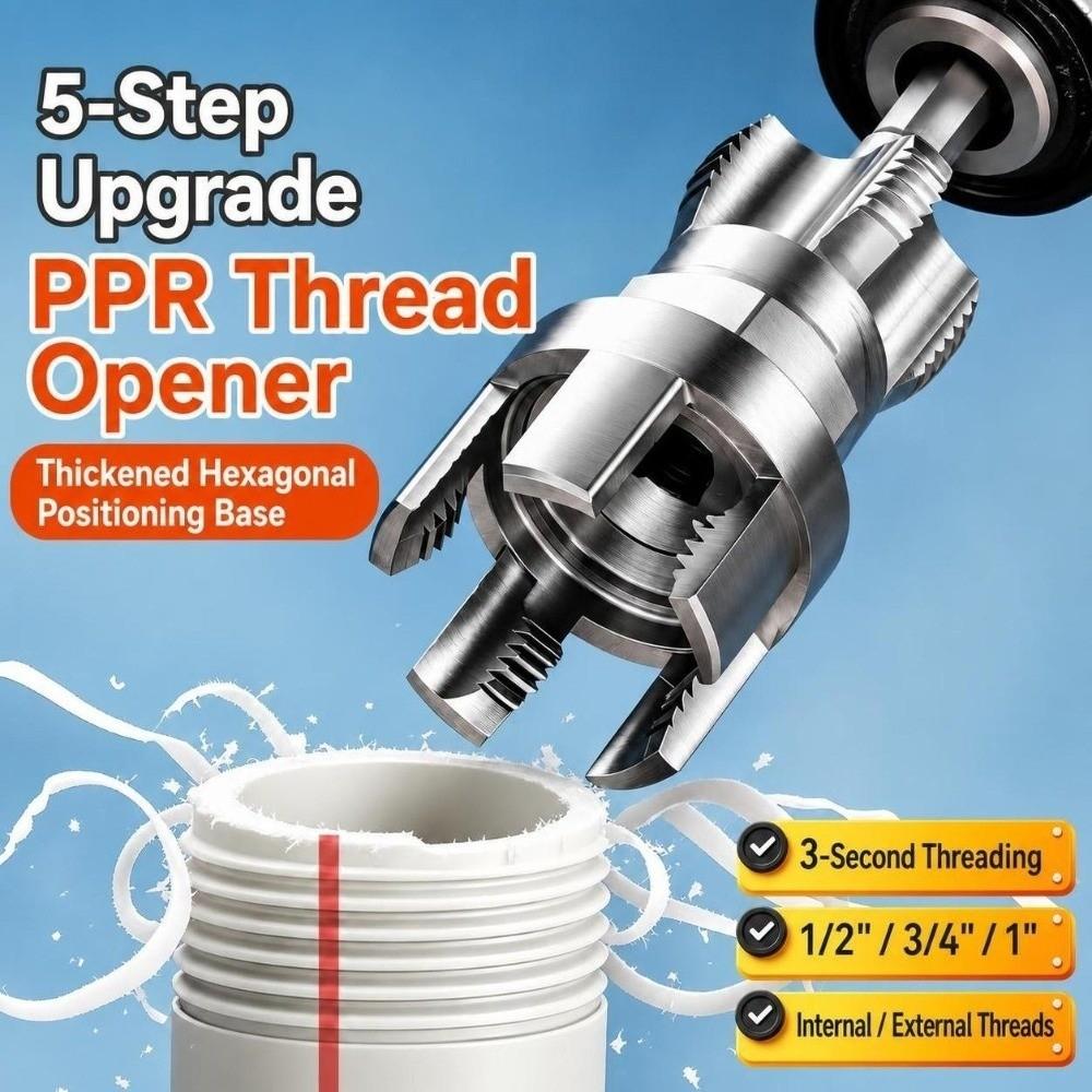 1/2 inch and 3/4 inch Pipe Threading Tool Hex Shank 5 Tooth Pipe Thread Cutter Quick Threading Pipe Threading Die