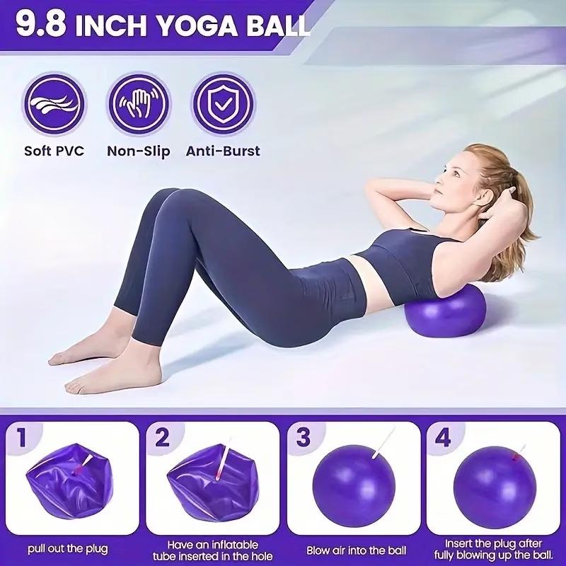 Yoga Pilates Ring Fitness Set Home Workout Equipment for Beginners Yoga Accessories Exercise Tools