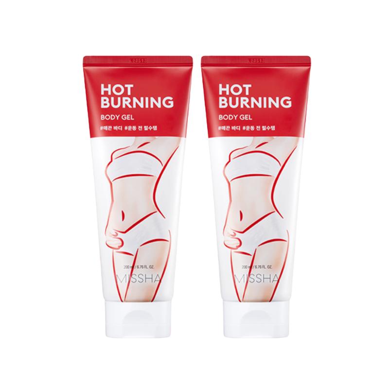 

[MISSHA] Hot Burning Body Gel 200ml x 2ea Set - Professional Body Shaping Recharge & Firming Therapy