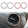 For SEAT Leon MK2 1P Cupra FR 2005—2012 Front Groove Sides Air Outlet Vent Panel / 3K Carbon Fiber+ Resin / 3mm Anti-Scratch