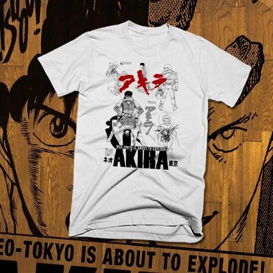 Retro Anime Vintage Akira T-shirt Cyberpunk Neo Tokyo Japan, Kaneda, Kanji, Moto S