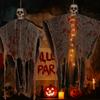 Realistic Hanging Skull Skeleton Props Spooky Skeleton Ghost Ornament  Party Supply