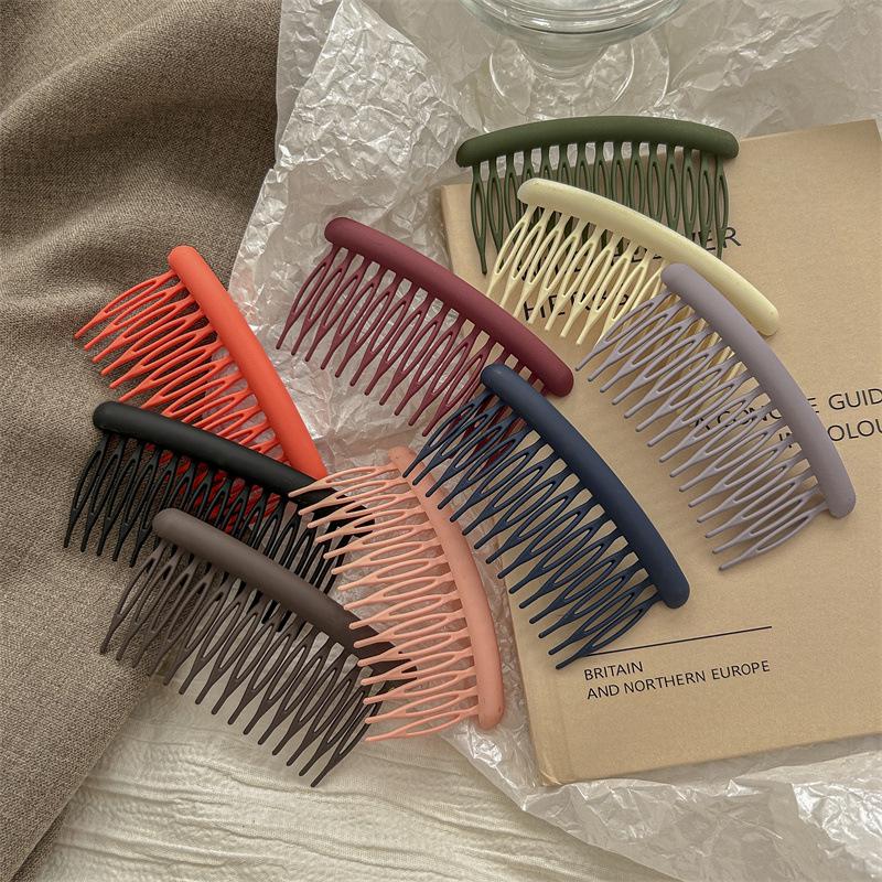 Damen Mattierter Einsatz Kamm Haarspange für Frizziges Haar - Stirnband & Seitenpony Organizer