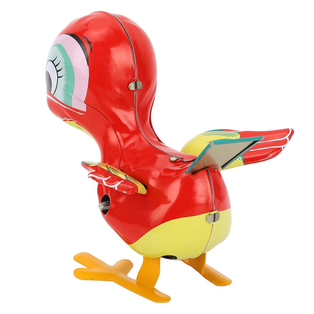 Retro Jumping Duck Wind Up Toy Interesting Vintage Animal Clockwork Toy Home Bar Decoration