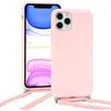 Coque Bandoulière - E.F.CONNECTION - pour iPhone 13 Pro Max - Souple - Rose - Anti-Rayure