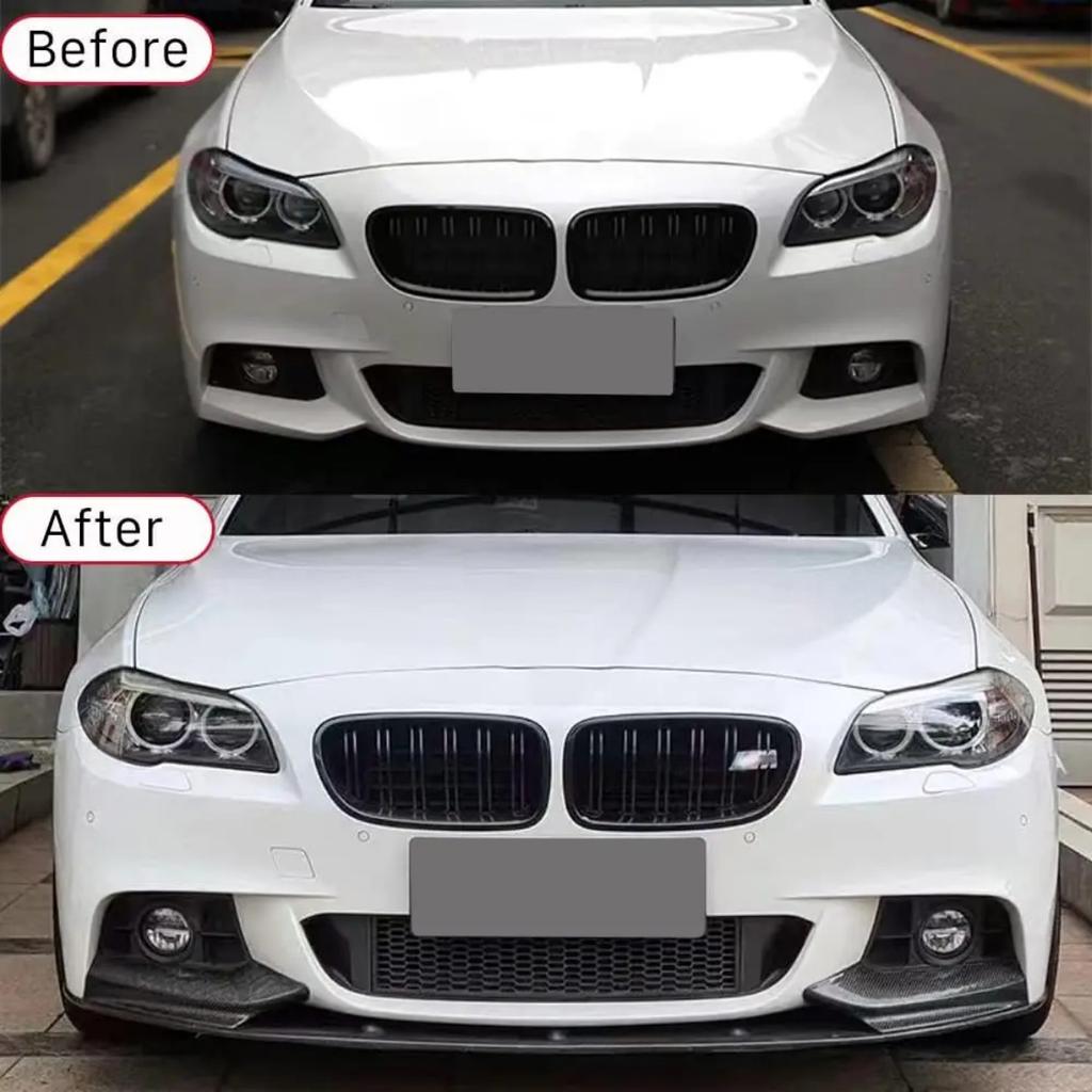 CAR FRONT BUMPER LIP For BMW 5 Series F10 F11 520 523 525 535 M Sport 2011-2017 LOWER FRONT SPLITTER SPOILER BUMPER LIP