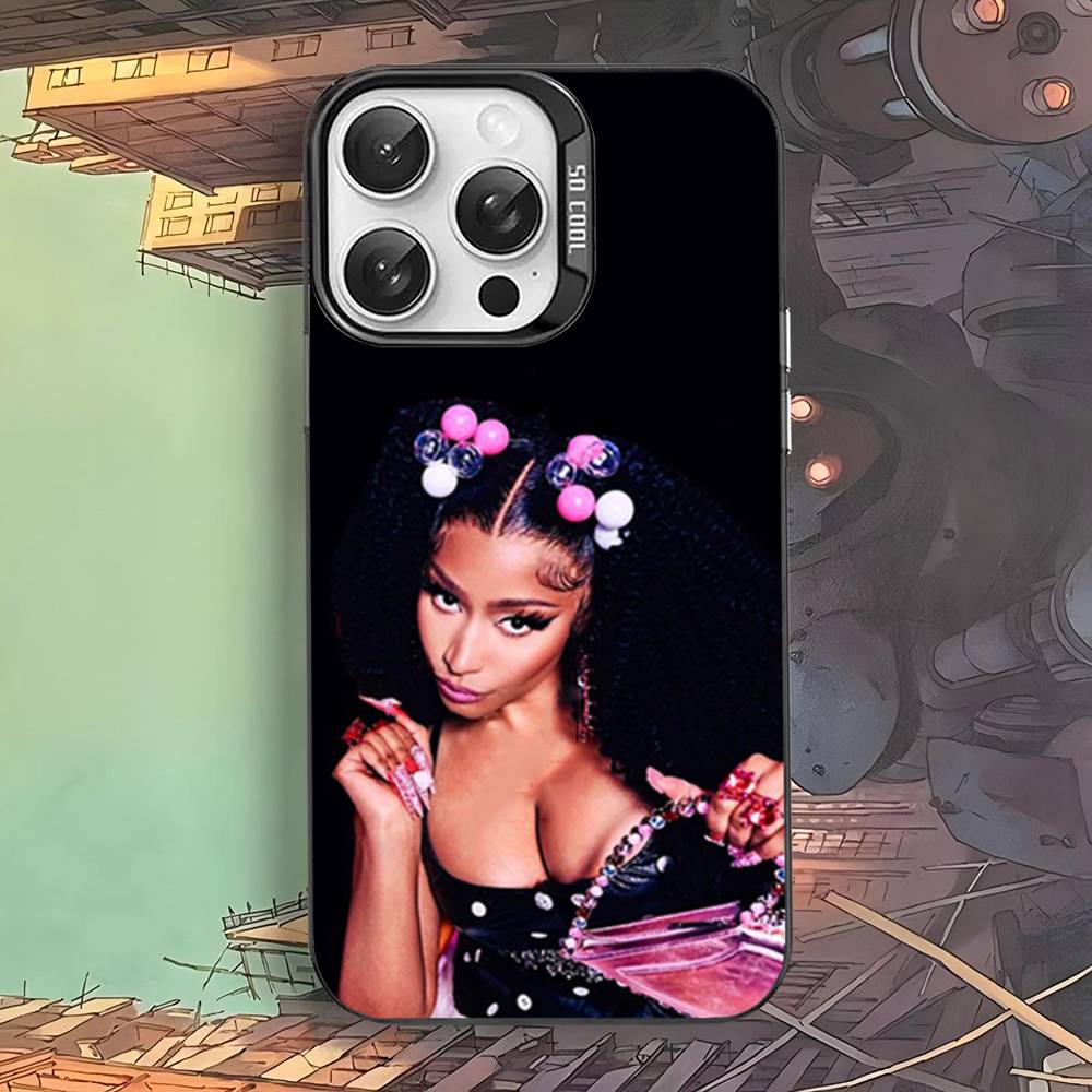 Nicki Minaj Rapper Phone Case For IPhone 16 15 14 13 12 11 Pro Max 17 Plus Colorful Cover