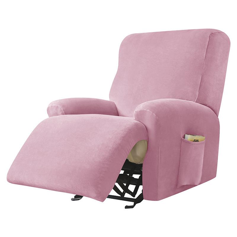 Fashion Luxury Polar Fleece Recliner Sofa Cover Elastic All Inclusive Relax Armchair Sofa Cover Furniture Cover For Living Room