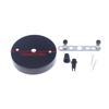 10/12/15CM Schwarz Weiß Metall Deckenplatte Halter Wandleuchte LED Basis Vintage Pendelleuchte Scheibenbasis Deckenbaldachin