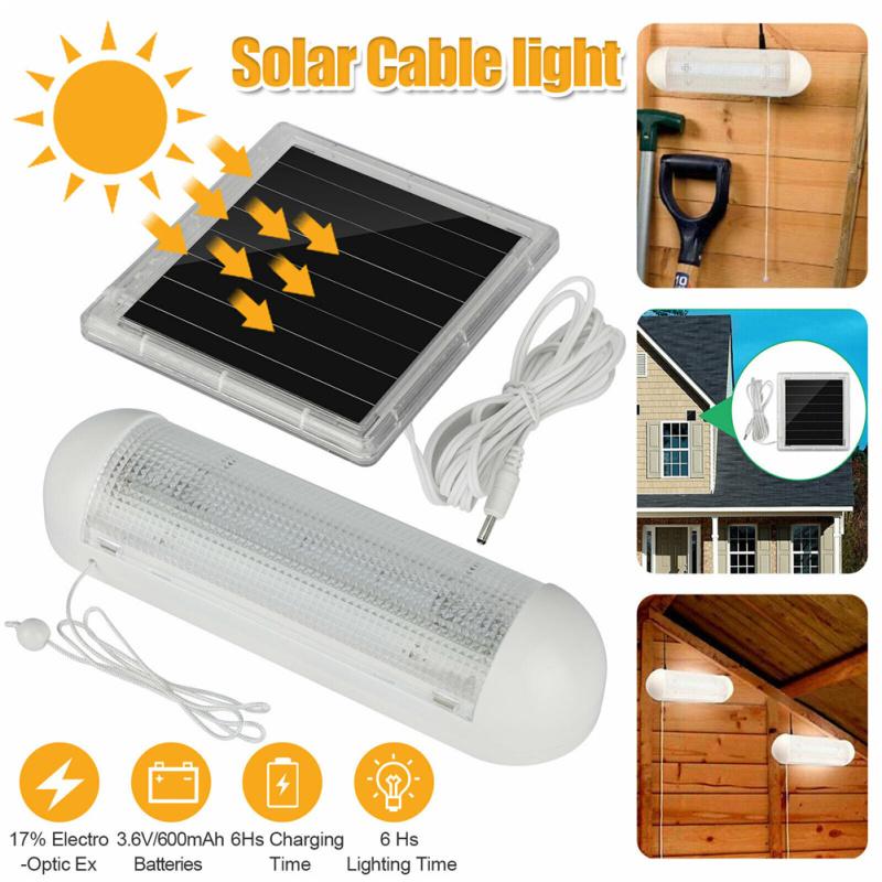 

1 Set Of Solar Powered Lamp Light Adjustable For Garage Garden Courtyard Path