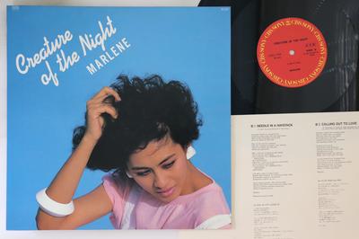 12inch Record MARLENE  Creature Of The Night 12AH1756PROMO CBS SONY 1984 Japan Japanese PopRock Used
