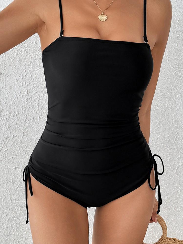 2026 European & American Slimming One-piece Swimsuit Bikini