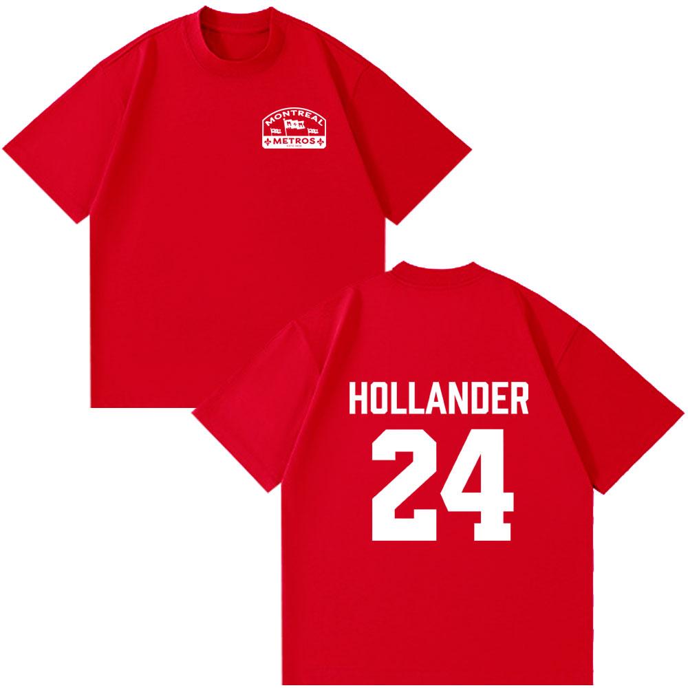 

Heated Rivalry Shane Hollander 24 Montreal Metros Tshirts Unisexs Women Clothing Funny Fashion Style Streetwear Summer Couple Tees S