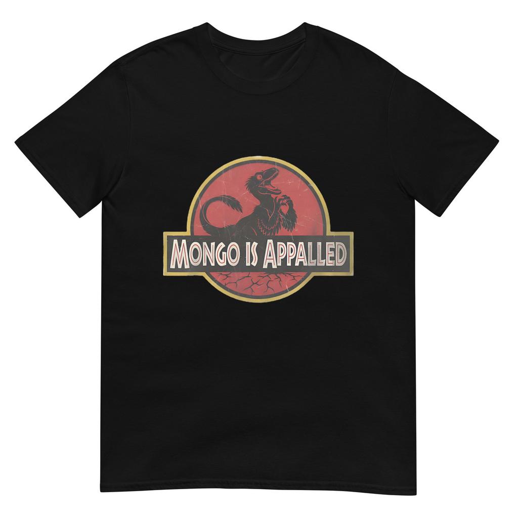 Retro Mongo Is Appalled Vintage Riding Dinosaur Unisexs TShirt