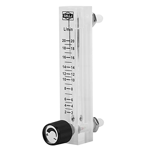 

Hilitand Gas Flow Meter, 2-20LPM, for Oxygen/Air/Gas, with Control Valve, -7 (Set of 2)