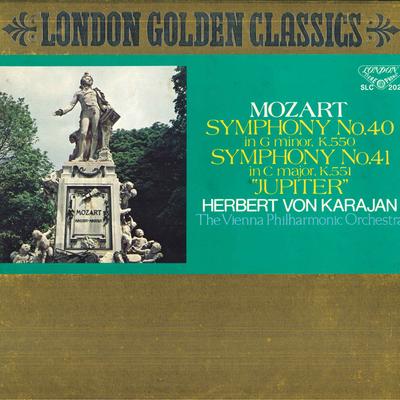 Disc LP MOZART, KARAJAN, VIENA PHILHARMONI - Simfonia nr. 40 în sol minor, K.550 / SLC2021 LONDON Japonia Clasic Uzat