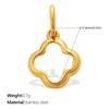 Exquisite Geometric Pendant: 3D Heart Camera Shape Jewelry