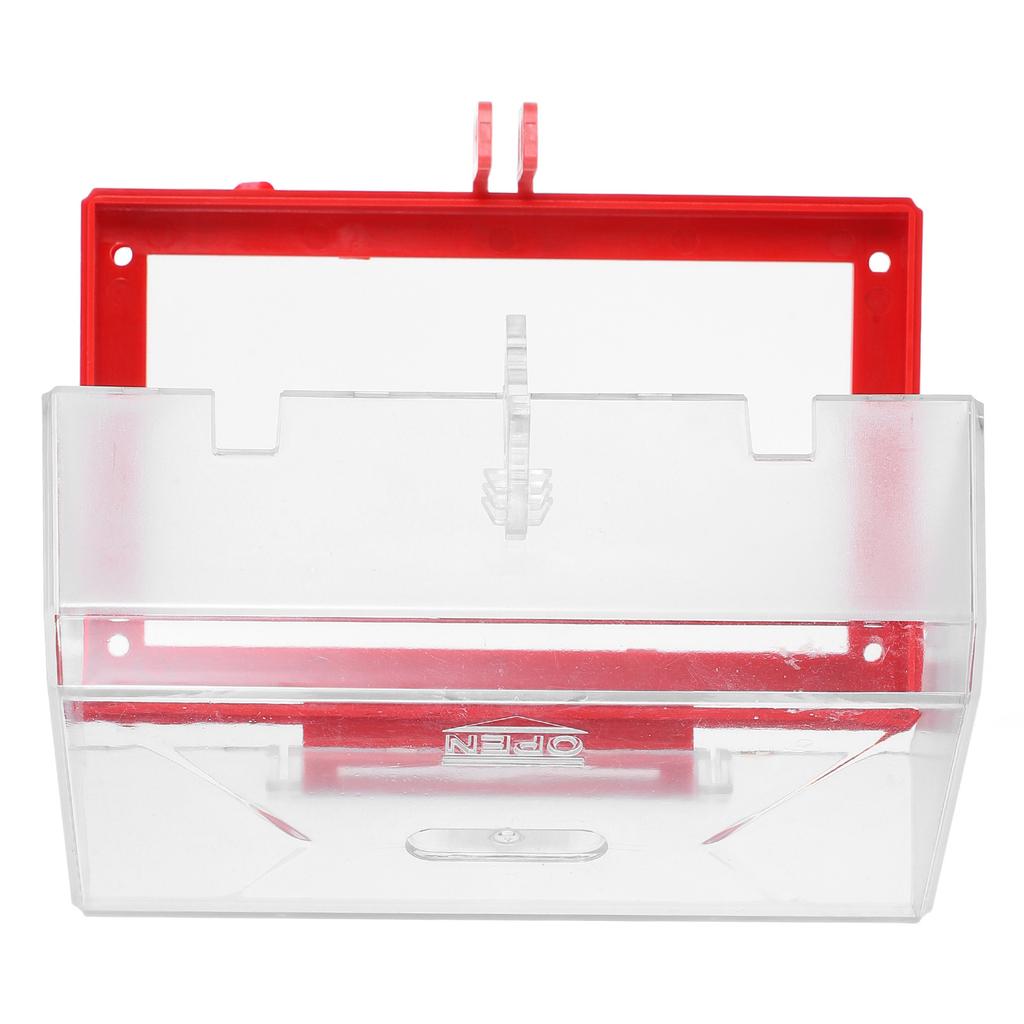 Oversize Push Button Transparent Emergency Stop Switch Cover For Electrical Equipment Safety, Quick Power Cutoff,