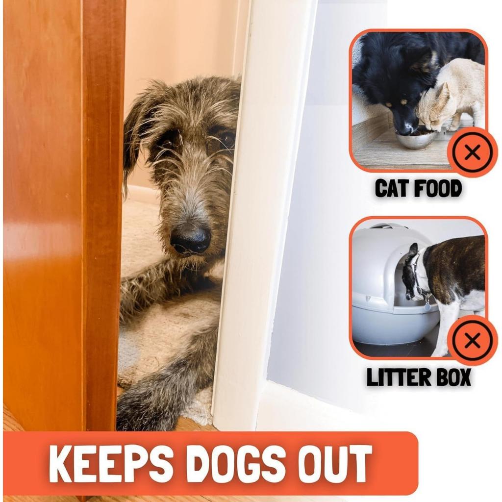 Kitten Door Stopper Cat Door Barrier Extendable Pet Door Latch Door Cat Latch Support Lightweight Solution